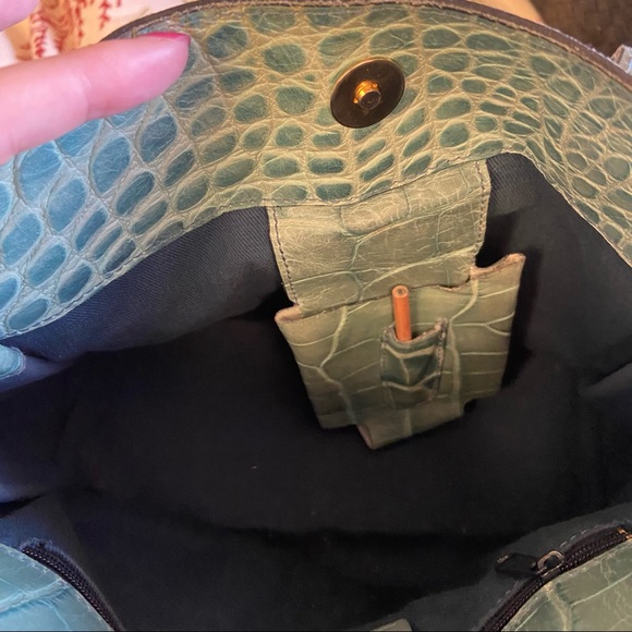 DOONEY & BOURKE Teal Leather Bag - Picture 14 of 16